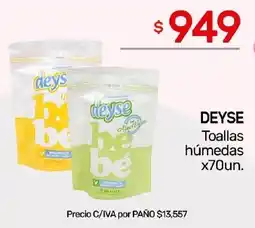 Nini Mayorista Deyse toallas húmedas oferta