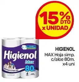 Nini Mayorista Higienol max hoja simp. c/aloe oferta