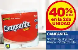 Nini Mayorista Campanita soft p.hig. hoja simp. blanco oferta