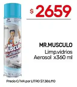 Nini Mayorista Mr.musculo limp.vidrios aerosol oferta