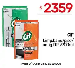 Nini Mayorista Cif limp.baño/piso/ antig.dp oferta