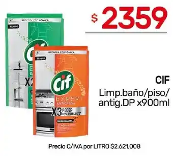 Nini Mayorista Cif limp.baño/piso/ antig.dp oferta