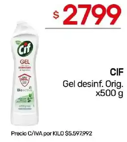Nini Mayorista Cif gel desinf. orig. oferta