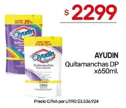 Nini Mayorista Ayudin quitamanchas dp oferta