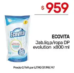 Nini Mayorista Ecovita jab.líq.p/ropa dp evolution oferta