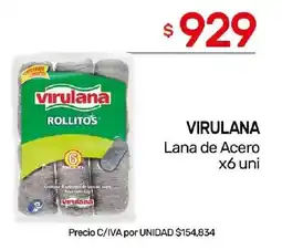 Nini Mayorista Virulana lana de acero oferta