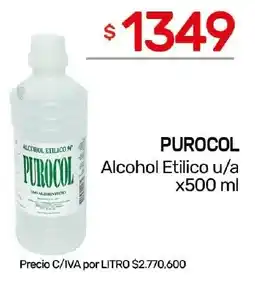 Nini Mayorista Purocol alcohol etilico u/a oferta
