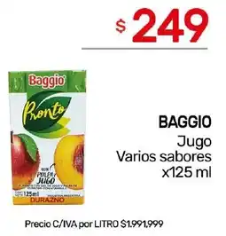 Nini Mayorista Baggio jugo varios sabores oferta