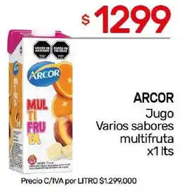 Nini Mayorista Arcor jugo varios sabores multifruta oferta