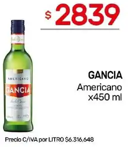 Nini Mayorista Gancia americano oferta
