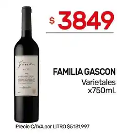 Nini Mayorista Familia gascon varietales oferta