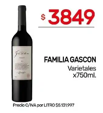 Nini Mayorista Familia gascon varietales oferta