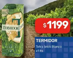 Nini Mayorista Termidor tetra brick blanco oferta
