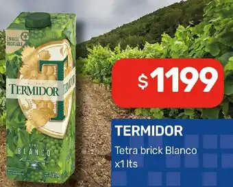 Nini Mayorista Termidor tetra brick blanco oferta