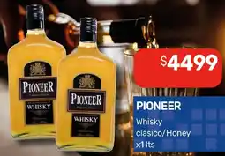 Nini Mayorista Pioneer whisky clásico/honey oferta