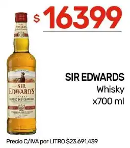 Nini Mayorista Sir edwards whisky oferta