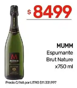 Nini Mayorista Mumm espumante brut nature oferta