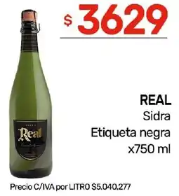 Nini Mayorista Real sidra etiqueta negra oferta