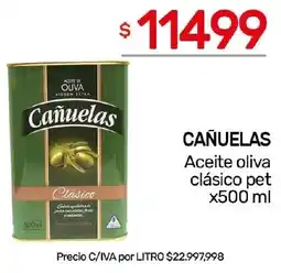 Nini Mayorista Cañuelas aceite oliva clásico pet oferta