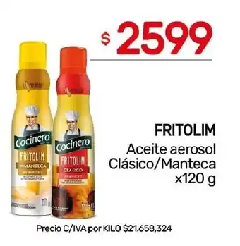 Nini Mayorista Fritolim aceite aerosol clásico/manteca oferta
