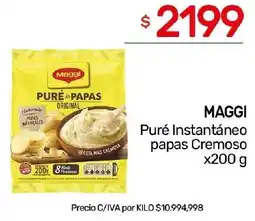 Nini Mayorista Maggi puré instantáneo papas cremoso oferta