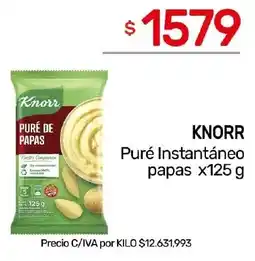 Nini Mayorista Knorr puré instantáneo papas oferta