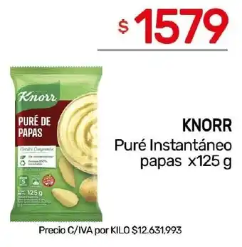 Nini Mayorista Knorr puré instantáneo papas oferta