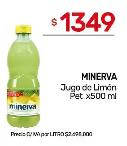 Nini Mayorista Minerva jugo de limón pet oferta