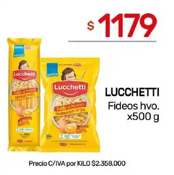 Nini Mayorista Lucchetti fideos hvo. oferta