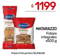 Nini Mayorista Matarazzo fideos integrales oferta