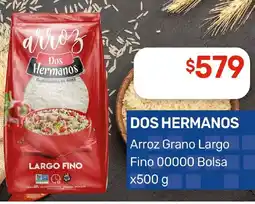 Nini Mayorista Dos hermanos arroz grano largo fino 00000 bolsa oferta