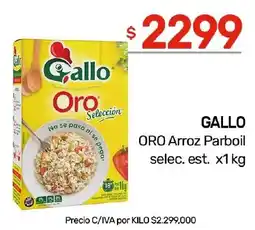 Nini Mayorista Gallo oro arroz parboil selec. est. oferta