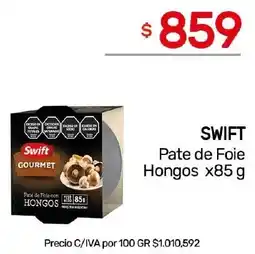 Nini Mayorista Swift pate de foie hongos oferta