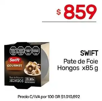 Nini Mayorista Swift pate de foie hongos oferta