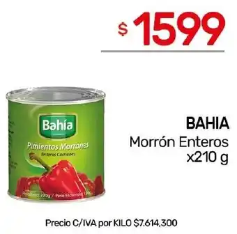 Nini Mayorista Bahía morrón enteros oferta