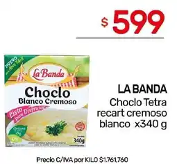 Nini Mayorista La banda choclo tetra recart cremoso blanco oferta