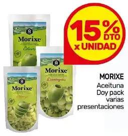 Nini Mayorista Morixe aceituna doy pack varias presentaciones oferta
