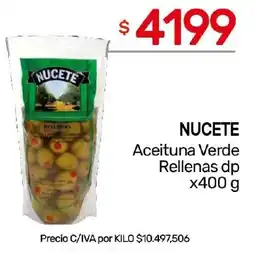 Nini Mayorista Nucete aceituna verde rellenas dp oferta