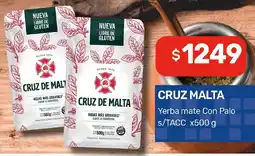 Nini Mayorista Cruz malta yerba mate con palo s/tacc oferta