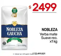 Nini Mayorista Nobleza yerba mate suave rec. oferta