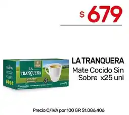 Nini Mayorista La tranquera mate cocido sin sobre oferta