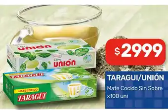 Nini Mayorista Taragui/unión mate cocido sin sobre oferta