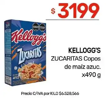 Nini Mayorista Kellogg's zucaritas copos de maíz azuc. oferta