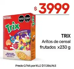 Nini Mayorista Trix aritos de cereal frutados oferta