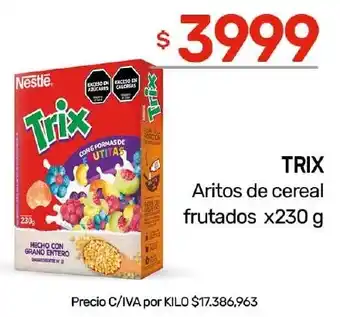 Nini Mayorista Trix aritos de cereal frutados oferta