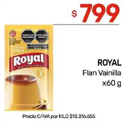 Nini Mayorista Royal flan vainilla oferta