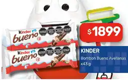 Nini Mayorista Kinder bombon bueno avellanas oferta