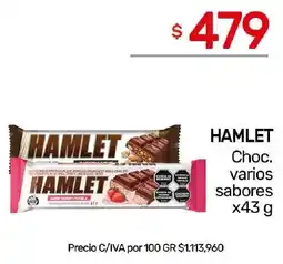 Nini Mayorista Hamlet choc. varios sabores oferta