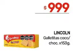 Nini Mayorista Lincoln galletitas coco/ choc. oferta