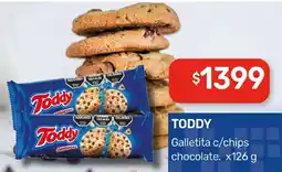 Nini Mayorista Toddy galletita c/chips chocolate. oferta